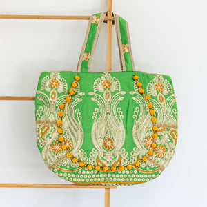 The Indie-Luxe Hobo in LIme