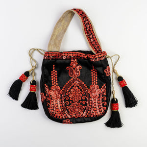 PETITE BANJARA RED AND BLACK